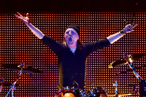 SAN FRANCISCO, CA - FEBRUARY 06: Musician Lars Ulrich of Metallica performs onstage at CBS RADIO's third annual 'The Night Before' at AT&T Park on February 6, 2016 in San Francisco, California. Kevin Winter/Getty Images for CBS/AFP == FOR NEWSPAPERS, INTERNET, TELCOS & TELEVISION USE ONLY ==