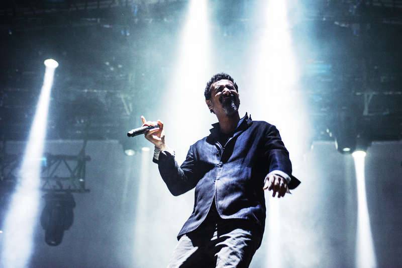 Serj Tankian på scen i Gävle i augusti 2013. Foto: Viktor Wallström/Rockfoto