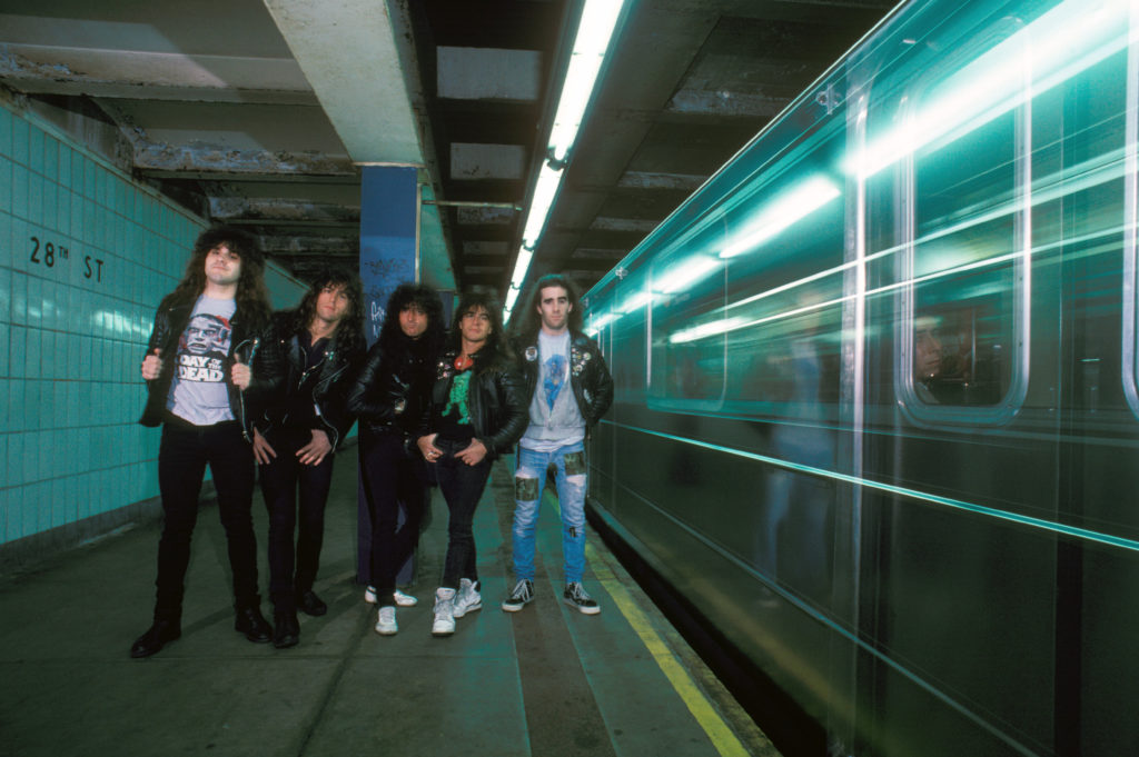 Som väl orienterade i New York är Anthrax även tjenis och hejsan med stadens omfattande tunnelbanesystem. Foto: Waring Abbott/Getty Images