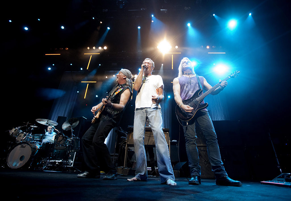 Deep Purple på scen i Oslo i november 2009. Den 6 november tar de sin ”The long goodbye”-vända till Sverige. Foto: Kyrre Lien/AP/TT