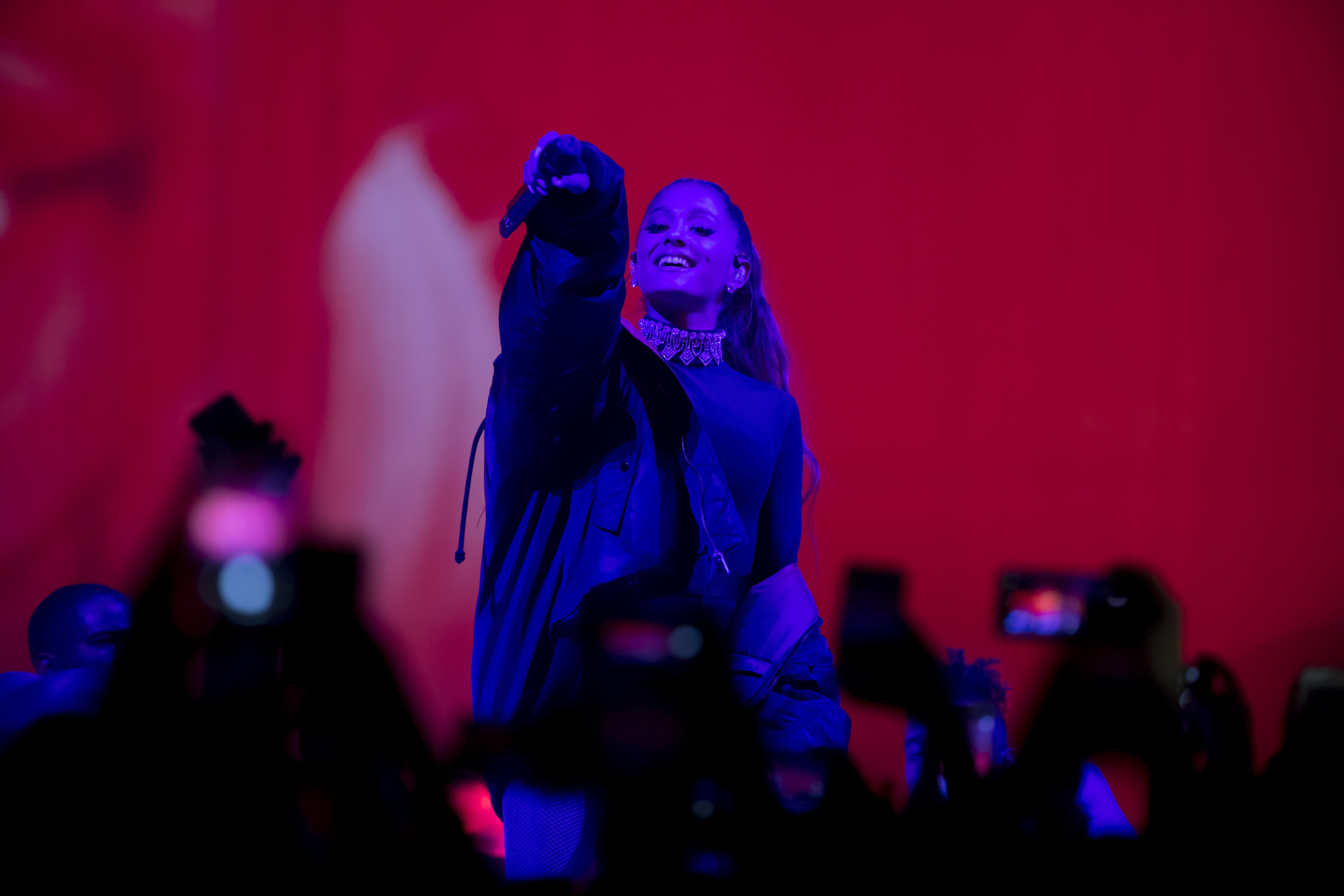 Ariana Grande på Friends arena. OBS! får endast publiceras på Aftonbladet pga avtal med Live Nation. Foto: Magnus Sandberg. 